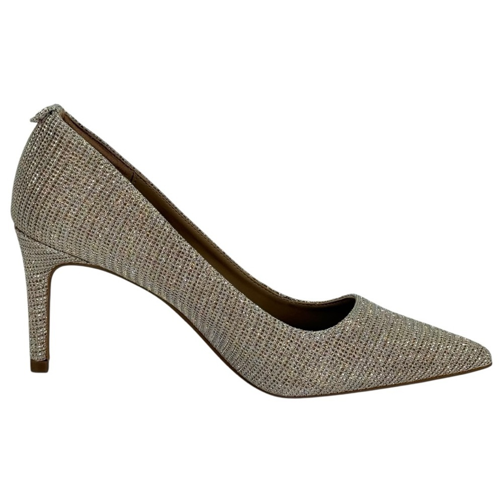 Michael Kors Alina Flex Gold Glitter Chain Mesh Womens Pumps Size 5.5M - Picture 5 of 12